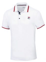 Koszulka sportowa męska Fila Polo Piro. Białe koszulki polo męskie Fila, m, bez wzorów, bez ramiączek. Za 347.00 zł.