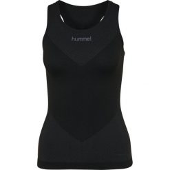 Damski tank top Hummel First Seamless. Czarne topy damskie HUMMEL, s, bez wzorów, bez ramiączek. Za 140.50 zł.