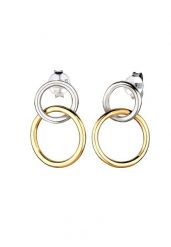 Elli Damska zawieszka do uszu Koło Geo Minimal ze srebra próby 925 Sterling Silver Kolczyki 1 ct Damski. Szare kolczyki damskie Elli, srebrne. Za 177.64 zł.