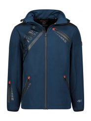 Canadian Peak Kurtka softshellowa "Twopaceak" w kolorze granatowym rozmiar: XXL. Niebieskie kurtki outdoor męskie Canadian Peak, xxl, bez wzorów, z materiału, bez kaptura. Za 231.13 zł.