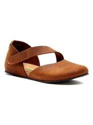 Comfortfusse Skórzane baleriny w kolorze brązowym rozmiar: 41. Brązowe baleriny damskie Comfortfusse, bez wzorów, ze skóry, bez obcasa. Za 274.99 zł.