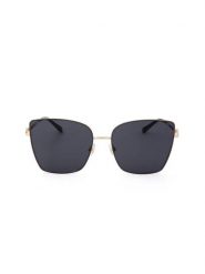 Jimmy Choo Damskie okulary przeciwsłoneczne w kolorze złoto-granatowym rozmiar: 59. Żółte okulary przeciwsłoneczne damskie Jimmy Choo. Za 483.17 zł.