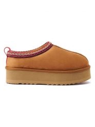 Mandel Botki "Ria" w kolorze jasnobrązowym rozmiar: 39. Brązowe botki damskie Mandel, z materiału, bez obcasa, bez zapięcia. Za 163.95 zł.