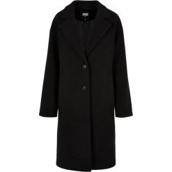 Płaszcz damski oversize Urban Classics. Czarne płaszcze damskie Urban Classics, m, bez wzorów, z materiału. Za 401.95 zł.