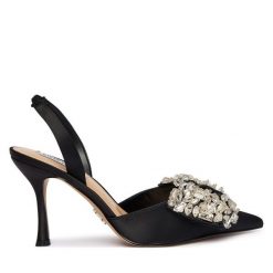 Szpilki Steve Madden. Czarne szpilki Steve Madden, bez wzorów, bez obcasa. Za 599.99 zł.