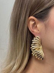 Heliophilia Pozłacane kolczyki-wkrętki rozmiar: onesize. Żółte kolczyki damskie Heliophilia, pozłacane. Za 61.60 zł.