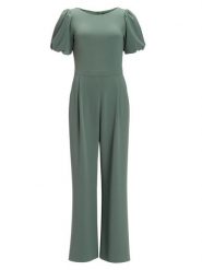 SWING Kombinezon w kolorze zielonym rozmiar: 48. Zielone kombinezony damskie Swing, bez wzorów, bez kołnierzyka, bez ramiączek. Za 369.95 zł.
