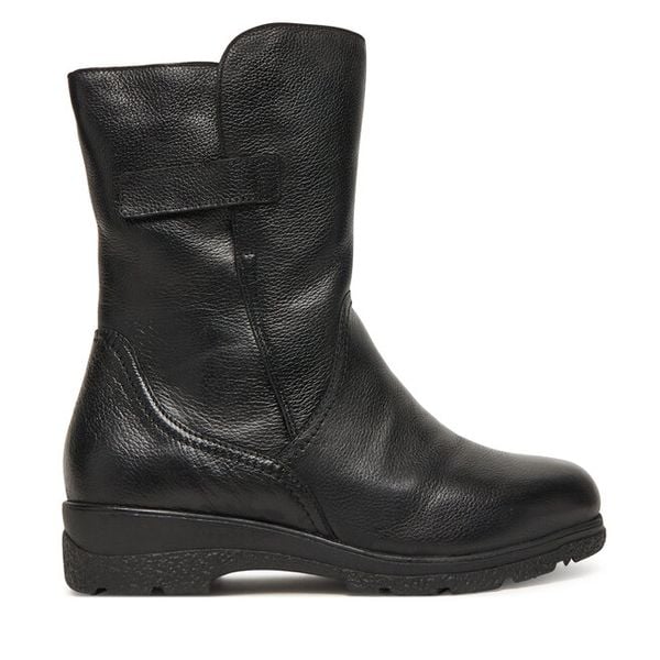 Botki Caprice. Czarne botki damskie Caprice, bez obcasa, na płaskiej podeszwie, bez zapięcia. Za 519.99 zł.
