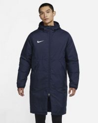 Kurtka Zimowa Męska Nike Repel Park Płaszcz. Białe kurtki treningowe męskie Nike, na zimę, l, bez wzorów, z materiału, na fitness i siłownię. Za 430.99 zł.