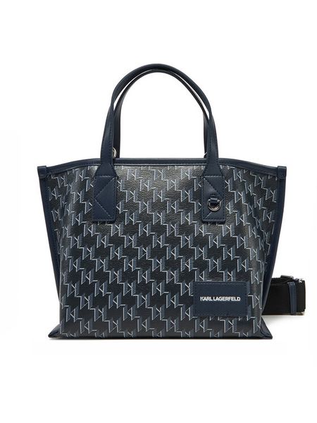 KARL LAGERFELD Torebka A1W30184 Granatowy. Niebieskie torebki klasyczne damskie Karl Lagerfeld, bez wzorów, ze skóry, bez dodatków. Za 469.99 zł.