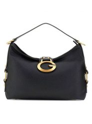 Guess Torebka "Camden" w kolorze czarnym - 37 x 21 x 9 cm rozmiar: onesize. Czarne torebki klasyczne damskie Guess, z aplikacjami, z materiału, bez dodatków. Za 434.99 zł.