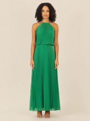 APART Sukienka w kolorze zielonym rozmiar: 42. Zielone sukienki damskie Apart, bez wzorów, bez kołnierzyka, bez ramiączek, maxi. Za 260.99 zł.