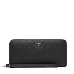 Portfel Guess. Czarne portfele damskie Guess, z aplikacjami. Za 294.99 zł.