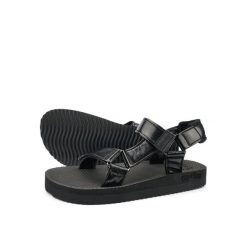 Sandały turystyczne damskie Flip Flop Comfy. Czarne sandały damskie Flip Flop, bez wzorów, bez obcasa. Za 102.00 zł.