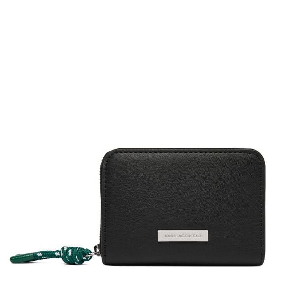 Portfel KARL LAGERFELD. Czarne portfele damskie Karl Lagerfeld, bez wzorów. Za 429.99 zł.