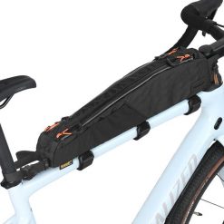 Torba rowerowa na ramę długa Rhinowalk BHD0015 2,1L bikepacking. Czarne torebki klasyczne damskie RHINOWALK, bez wzorów, bez dodatków. Za 199.00 zł.