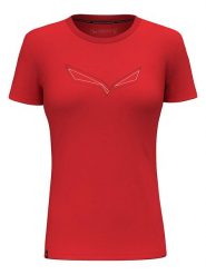 Salewa Koszulka funkcyjna w kolorze czerwonym rozmiar: 38. Czerwone bluzki sportowe damskie Salewa, bez wzorów, z materiału, bez ramiączek. Za 79.03 zł.