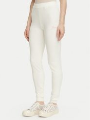 Guess Spodnie dresowe O6BB02 Z1149 Kremowy Regular Fit. Białe spodnie dresowe damskie Guess, s, z aplikacjami, z dresówki. Za 264.99 zł.