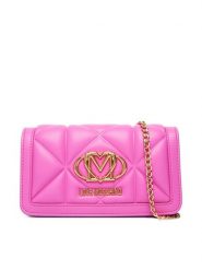 LOVE MOSCHINO Torebka JC5640PP1OLC0604 Różowy. Czerwone torebki klasyczne damskie Love Moschino, bez wzorów, ze skóry, bez dodatków. Za 699.99 zł.
