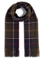 Barbour Szalik Kobiety Sztuczne włókno zielony, 48. Zielone szaliki i kominy damskie Barbour, bez wzorów, z włókna. Za 299.95 zł.
