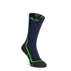 Skarpety turystyczne CMP Trekking Sock Poly Mid. Niebieskie skarpetki damskie CMP, bez wzorów. Za 47.99 zł.