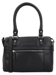 HIDE & STITCHES Skórzana torebka w kolorze czarnym - 35 x 22 x 8 cm rozmiar: onesize. Czarne torebki klasyczne damskie HIDE & STITCHES, bez wzorów, z materiału, bez dodatków. Za 301.64 zł.