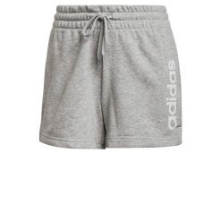 Szorty damskie adidas Essentials Slim Logo. Białe spodenki sportowe damskie Adidas, s, z materiału, na fitness i siłownię. Za 77.99 zł.