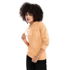 Bluza dresowa z kapturem Lifestyle damska SIROKO Ocaso-W. Brązowe bluzy z kapturem damskie SIROKO, s, z bawełny. Za 86.00 zł.