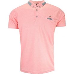 Koszulka POLO, Łososiowa, Różowa z Kieszonką, Krótki Rękaw, bez Nadruku, Jednokolorowa. Czerwone koszulki polo męskie New Antracid, m, bez wzorów, z bawełny, bez ramiączek. Za 135.00 zł.