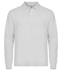 Clique Manhattan L/S Koszulka polo z długim rękawem męska - biały – White. Białe koszulki męskie z długim rękawem CLIQUE, l, z bawełny. Za 136.81 zł.