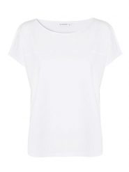 TATUUM Koszulka "Mandini" w kolorze białym rozmiar: M. Białe bluzki damskie Tatuum, m, bez wzorów, bez kołnierzyka, bez ramiączek. Za 87.81 zł.