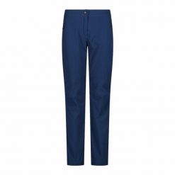 Damskie spodnie slim softshell CMP. Niebieskie spodnie dresowe damskie CMP, na lato, bez wzorów, z softshellu. Za 371.50 zł.