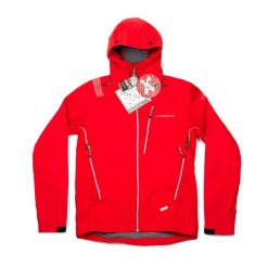 Kurtka trekkingowa męska La Sportiva Parrot 2.0 Gore-Tex. Czerwone kurtki męskie La Sportiva, m, bez wzorów, z gore-texu, bez kaptura. Za 690.00 zł.