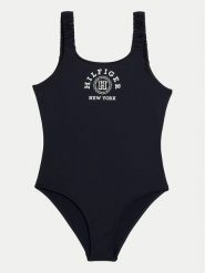 Tommy Hilfiger Strój kąpielowy UG0UG00731 Granatowy. Niebieskie stroje kąpielowe dziewczęce Tommy Hilfiger, bez wzorów, z syntetyku. Za 259.99 zł.
