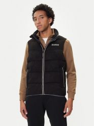 Guess Bezrękawnik Z5BL01 W3230 Czarny Regular Fit. Czarne kamizelki męskie Guess, m, z syntetyku. Za 419.99 zł.