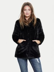 ONLY Futro Vida 15164600 Czarny Regular Fit. Czarne futra damskie Only, m. Za 279.99 zł.