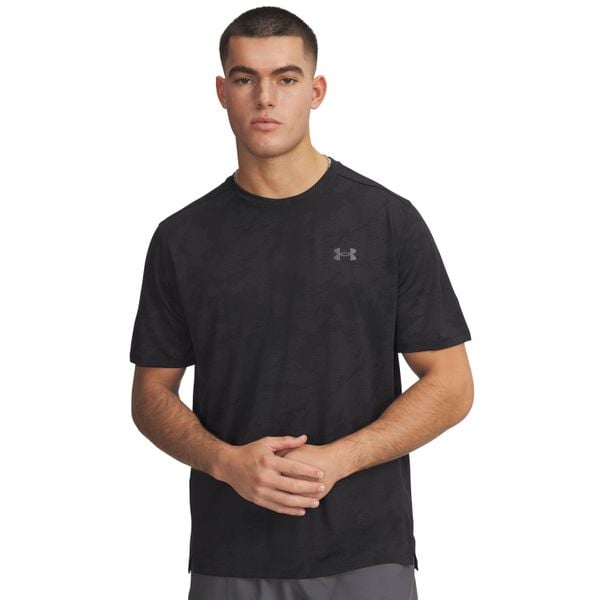 Sweter żakardowy Under Armour Tech Vent. Czarne swetry męskie Under Armour, m, bez wzorów, z materiału, bez kołnierzyka. Za 200.15 zł.