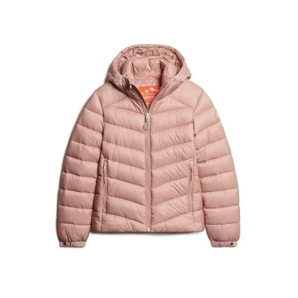 Damska kurtka z kapturem Superdry Fuji. Niebieskie kurtki damskie Superdry., na zimę, s, bez wzorów, z materiału, z kapturem. Za 368.75 zł.