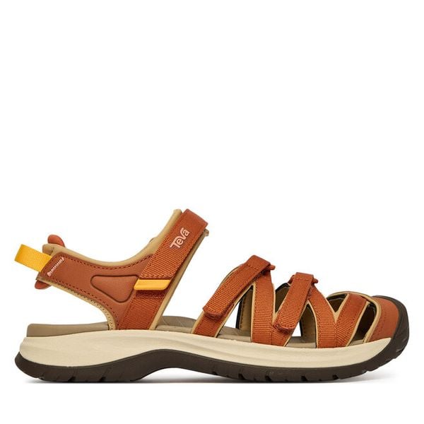 Sandały Teva. Brązowe obuwie trekkingowe damskie Teva, bez wzorów, bez obcasa. Za 449.99 zł.