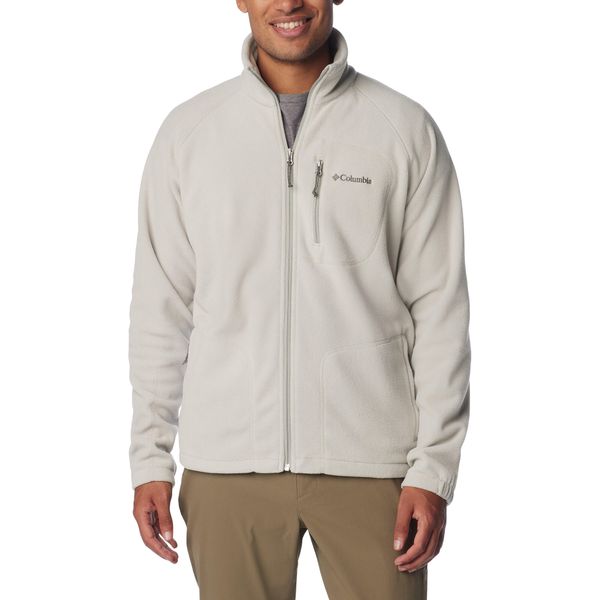 Bluza polarowa męska Columbia Fast Trek II. Brązowe bluzy bez kaptura męskie Columbia, l, z polaru. Za 179.99 zł.