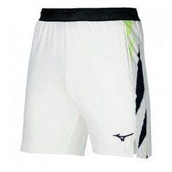 Spodenki tenisowe Mizuno Amplify. Białe szorty męskie Mizuno, bez wzorów, sportowe. Za 227.00 zł.