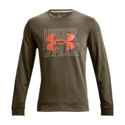 Bluza Męska Rival Terry. Niebieskie bluzy bez kaptura męskie Under Armour, m. Za 199.99 zł.