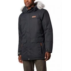 Męski płaszcz zimowy Columbia South Canyon Long Down. Czarne płaszcze męskie Columbia, na zimę, m, bez wzorów, z puchu, sportowe. Za 1,799.00 zł.
