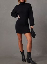 Milan Kiss Sukienka dzianinowa w kolorze czarnym rozmiar: S. Czarne sukienki damskie Milan Kiss, s, bez wzorów, z dzianiny, bez kołnierzyka, bez ramiączek, mini. Za 165.99 zł.