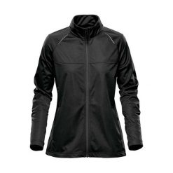 Kurtka Damska Greenwich Soft Shell. Czarne kurtki damskie STORMTECH, s, bez wzorów, bez kaptura. Za 259.99 zł.