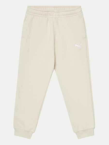 Puma Spodnie dresowe Ess 684898 Beżowy Regular Fit. Brązowe spodnie dziewczęce Puma, z bawełny. Za 99.99 zł.