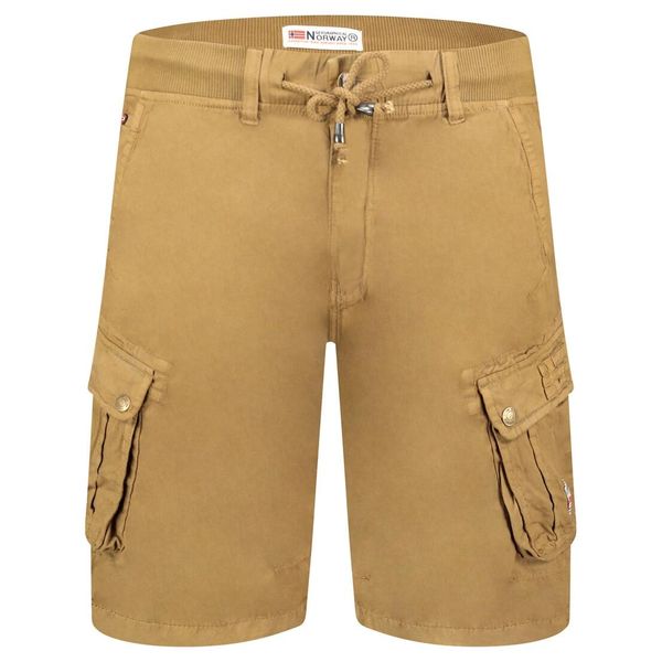 Bermudy Geographical Norway PAKITO KAKI DB MEN 256 khaki męska (SY1623H/GN-Kaki). Zielone szorty sportowe męskie Geographical Norway, m, trekkingowe. Za 129.00 zł.