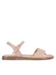 Lasocki Sandały RST-KATE-02 Beżowy. Brązowe sandały damskie Lasocki, bez wzorów, ze skóry, bez obcasa, na płaskiej podeszwie. Za 129.99 zł.