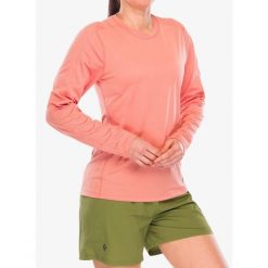 Bluza damska Black Diamond Lightwire L/S Tee. Czerwone bluzy bez kaptura damskie Black Diamond, l. Za 210.99 zł.
