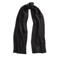 Szalik LAUREN RALPH LAUREN. Szare szaliki i kominy damskie Lauren Ralph Lauren, bez wzorów. Za 519.99 zł.